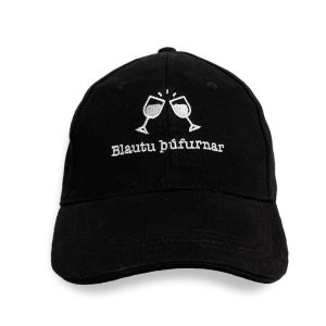 Derhúfa með broderingu