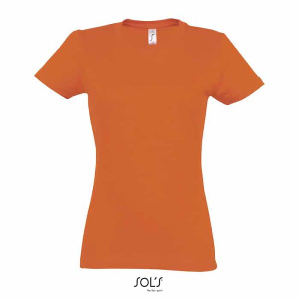 Orange kvenna T- bolur