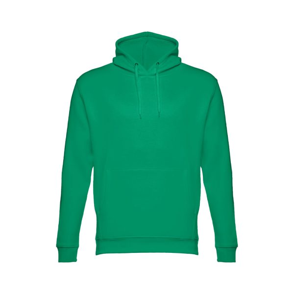 grasgræn hettupeysa