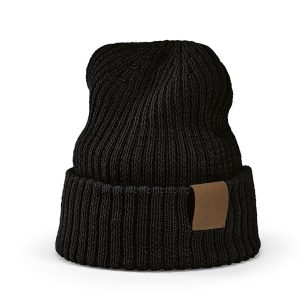 svört bómullarhúfa